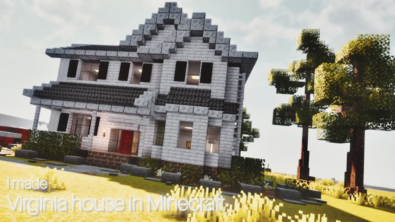 I made a house in Minecraft for my city - YouTube