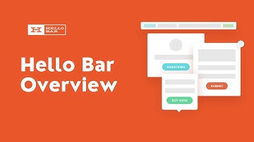 Hello Bar Popups Overview