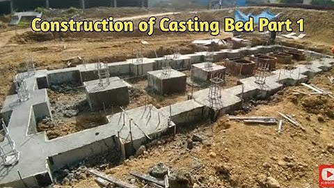 Construction of Precast Casting Bed Part 1
