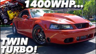 TWIN TURBO COBRA MUSTANG SHUTS DOWN VACAVILLE’S BIGGEST CAR MEET!!!