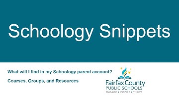 What Will I Find in My Schoology Account?  - Courses, Groups, and Resources