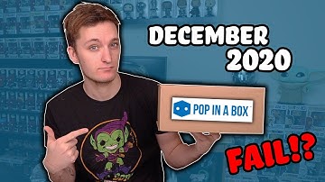 Funko Pop Monthly Subscription - Pop In A Box UK - December 2020