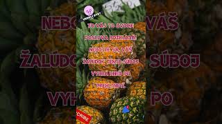 Vedeli ste, že? Ovocie, ktoré vás „je“! 🍍👅 #shorts