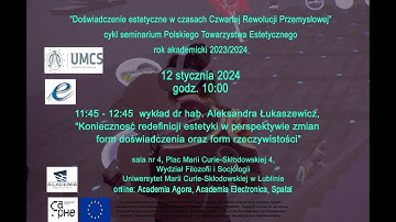 Konieczność redefinicji estetyki w perspektywie zmian form doświadczania oraz form rzeczywistości