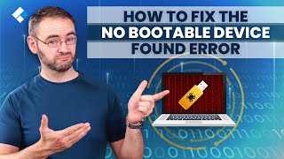 how to fix the no bootable devices found error