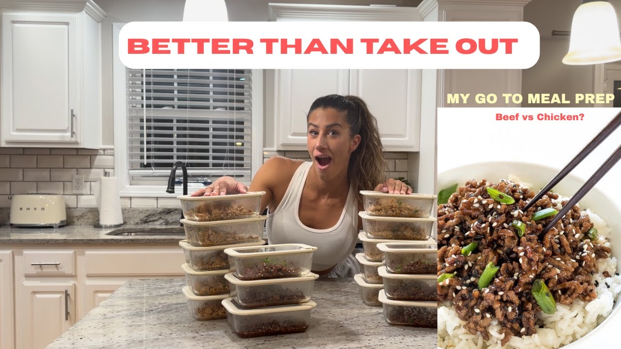 Korean Beef Bowl Meal Prep | Easy High Protein Recipe | 540 Calories 45g Protein