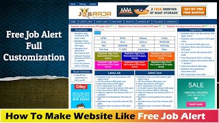 Free Job Alert WordPress Theme | Job Raja Theme Full Customization | Best Job Portal WP Theme screenshot 4