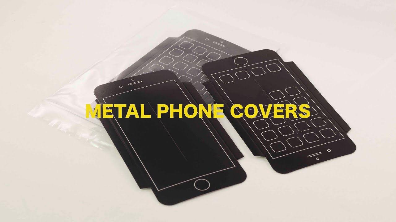 Metal Phone Covers - 360º view - YouTube