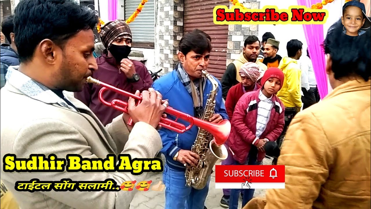 Title Song Salami 💥 Sudhir Band Agra 👍🏻 Ashiq Ali band music India