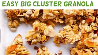 How To Making Big Cluster Granola Cereal | Homemade Granola Cereal