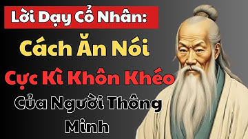 TRIẾT LÝ CUỘC SỐNG: CÁCH ĂN NÓI CỰC KHÔN KHÉO CỦA NGƯỜI THÔNG MINH #TRITUECONHAN #TRIETLYSONG