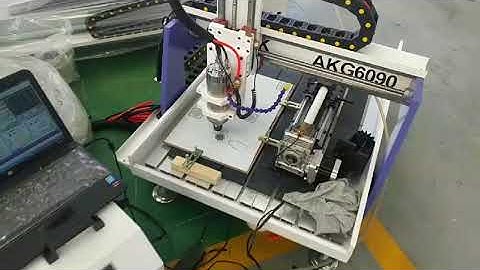 For Daunay/ AKG6090 cnc router machine engraving on aluminum test