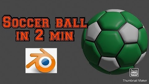How to make soccer ball in Blender 2.83 | Beginners tutorial | Just Animation