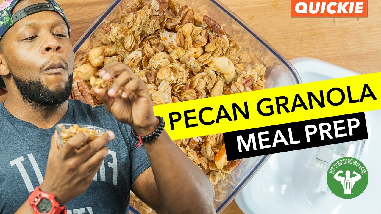 Spiced Pecan Granola Meal Prep / Granola Casera de Pecanas y Anacardos