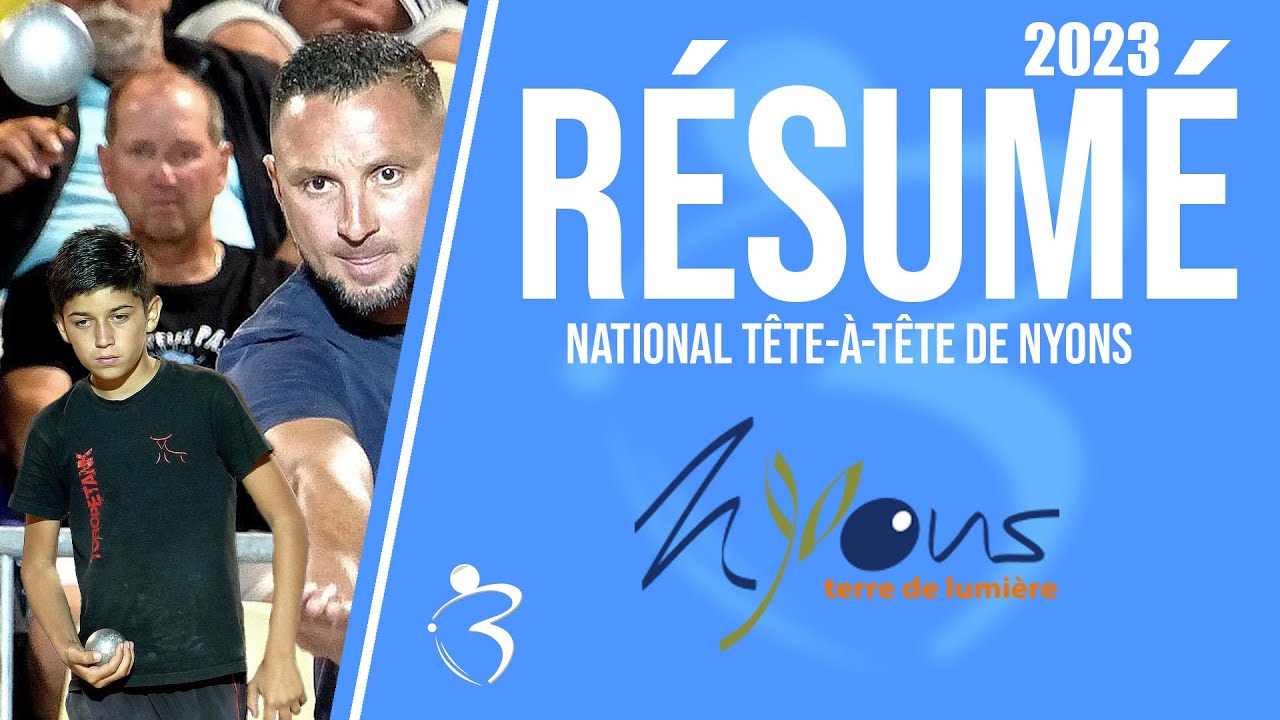 Miniature de la vidéo : Résumé « Beaux gestes pétanque » - National tête-à-tête à pétanque de Nyons