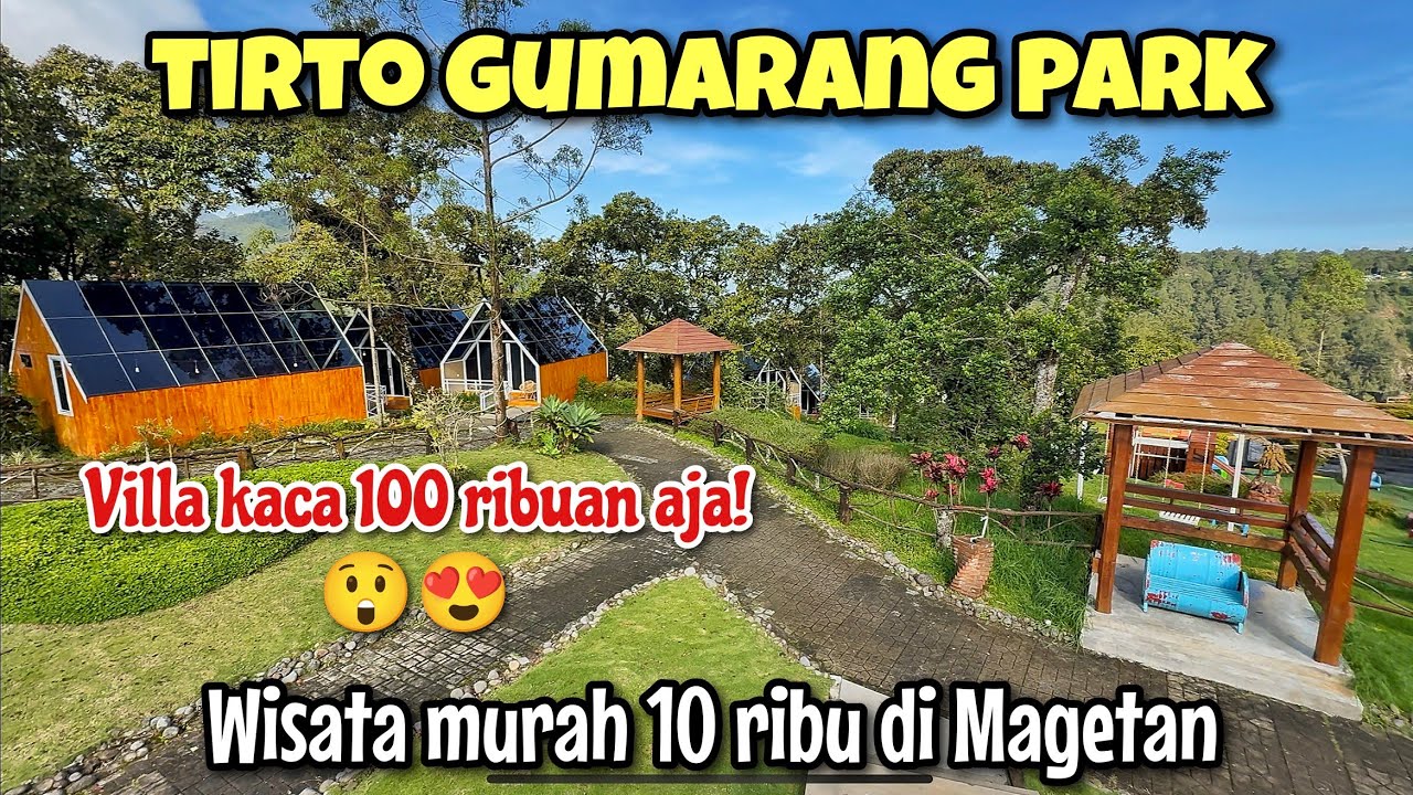 VIEW GUNUNG TERBAIK! TIRTO GUMARANG PARK - WISATA MURAH DI MAGETAN