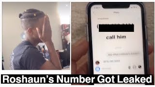 roshaun’s number is leaked..