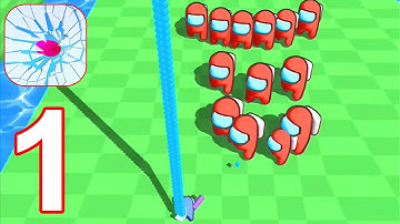 Bullet Stack 3D - Gameplay Part 1 All Levels 1 - 8 Max Level (Android, iOS) #1