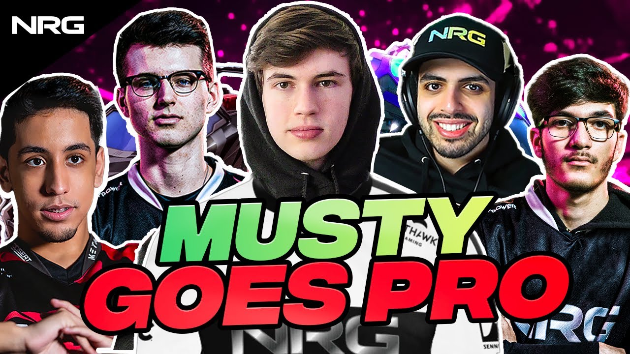 Musty Becomes Pro Rocket League Player | Official 2021 NRG RLCS Sub/Roster Change Announcement