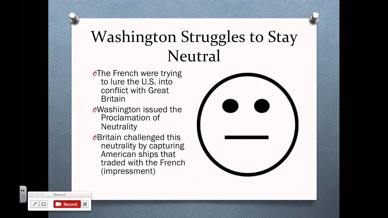 Chapter 9 Lesson 2 Early Challenges of Washington's Presidency
