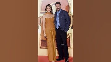 Ajay Devgan & Mrunal Thakur Together at The Event #ajaydevgan #mrunalthakur #ytshorts #shorts