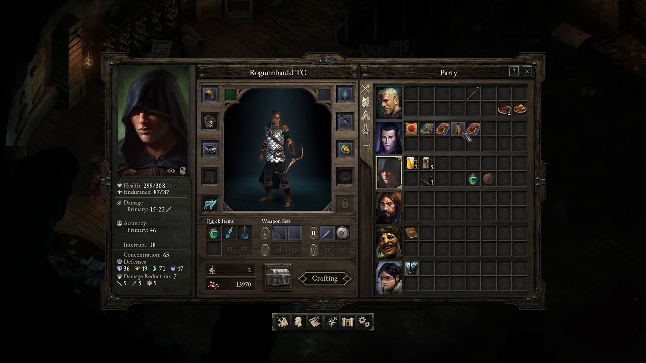 Pillars of Eternity Triple Crown Cipher Returnig to Gilded Vale Wael