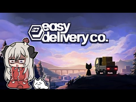 【Easy Delivery Co.】危険な雪道を進んで配達でお金を稼ごう！【Vtuber/夜桜やえ】