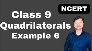 quadrilaterals I example 6 I class 9 I math I ncert I chapter 8