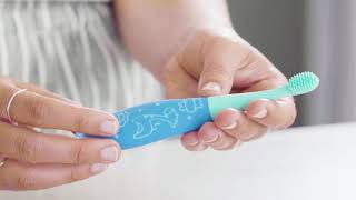 Reusable Toddler Silicone Toothbrush | Marcus & Marcus