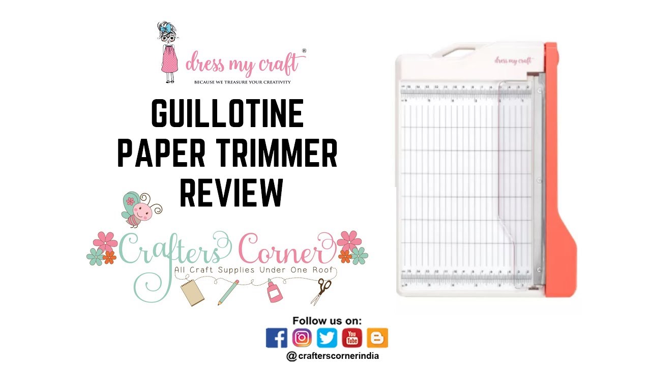 Dress my Craft Guillotine Paper Trimmer 