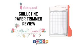 Dress my Craft Guillotine Paper Trimmer