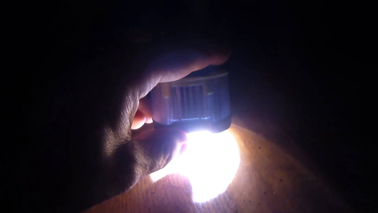 Ryobi Tek 4 Flashlight Demo YouTube