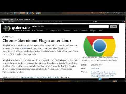 Linux : Google Chrome rettet Flash Player