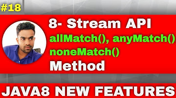 8.Stream API | Explain about  allMatch , anyMatch and noneMatch Method | #CodingTrix