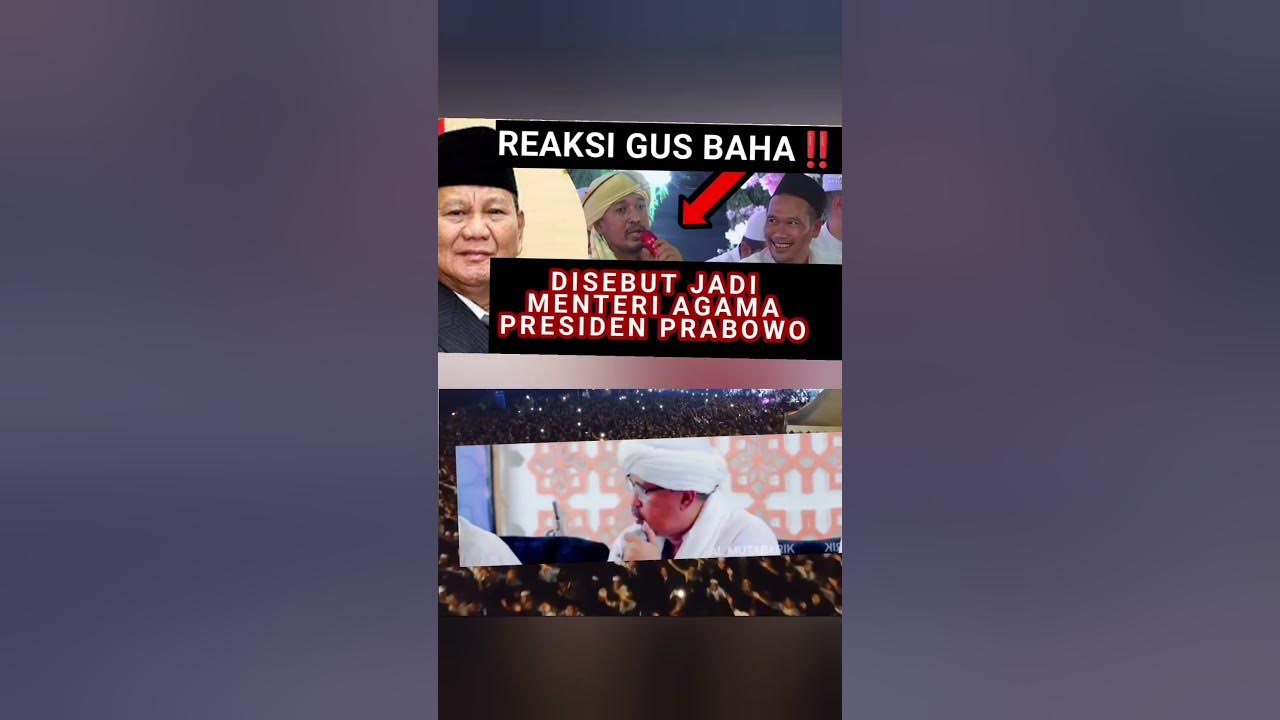 🛑 Gus Baha Menteri Agama era Prabowo. Guyonan Habib Mustofa