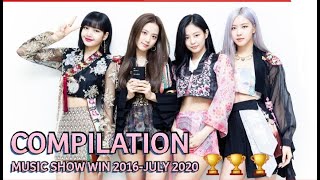  Compilation  Blackpink All Wins Music Show  2016-