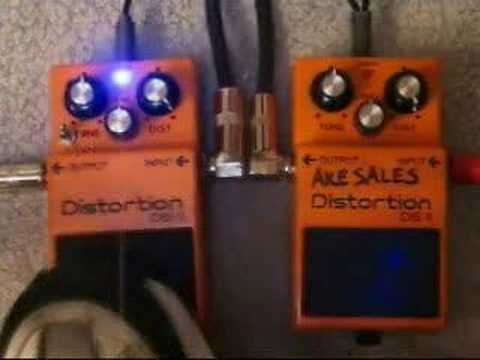 Boss DS-1 with Keeley Type Mod