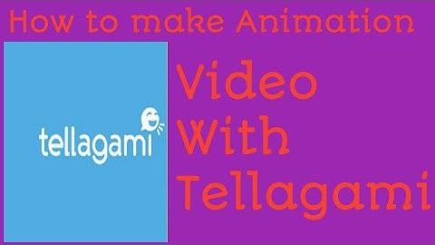 How to make a Animation Video with Tellagami app.