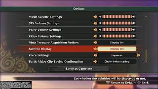 How to change the language  on ninja storm 4 screenshot 3