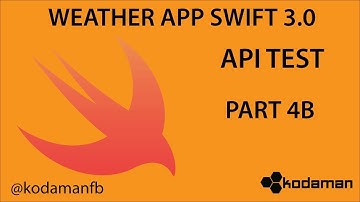 Weather App Swift 3 - API Key Test - Part 4B