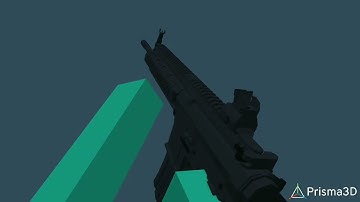 HK416 gun showcase | Prisma 3d | beginner