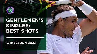 The Best Shots of the Gentlemen's Singles Draw | Wimbledon 2022