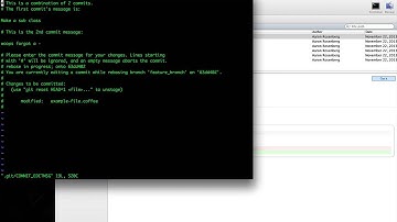 Interactive git rebase for code reviews and profit