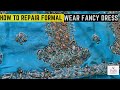 HOW TO REPAIR FORMAL WEAR FANCY DRESS | फॉर्मल वियर फैंसी ड्रेस को कैसे रिपेयर करें