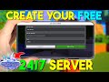How to Make FREE 24/7 Server In Minecraft Pocket/Bedrock Edition 🫡 | Best Minecraft Server Hosting✅