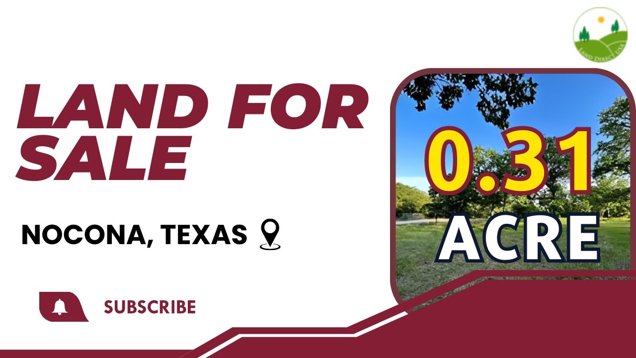 0.31 acre land for sale in Nocona, Texas [R000020039] YouTube