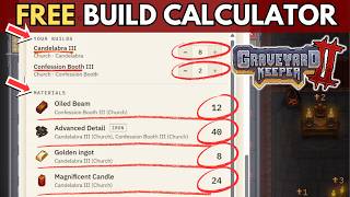 Stop Running Back for Materials in Graveyard Keeper 2 (Free Build Calculator) screenshot 2
