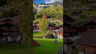 You live in Switzerland mountains🏔️#pov # Switzerland mountains #Travel Destination #Americans