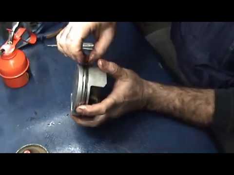 Tutorial. Τοποθέτηση ελατηρίων σε πιστόνι Vstrom. How to  install piston rings Vstrom