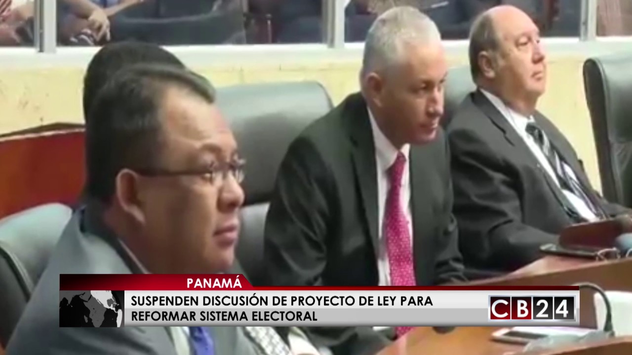 Suspenden discusión de proyecto de ley para reformar sistema electoral de Panamá